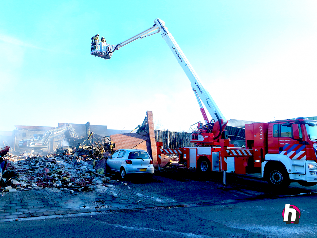 Hein Heun - ondersteuning brandweer havenstraat Vroomshoop
