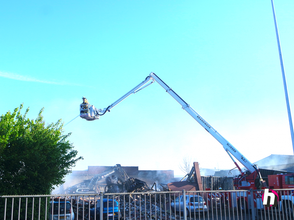 Hein Heun - ondersteuning brandweer havenstraat Vroomshoop