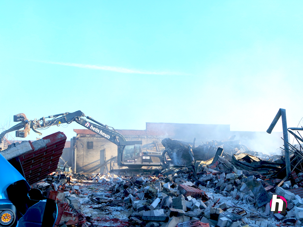 Hein Heun - ondersteuning brandweer havenstraat Vroomshoop