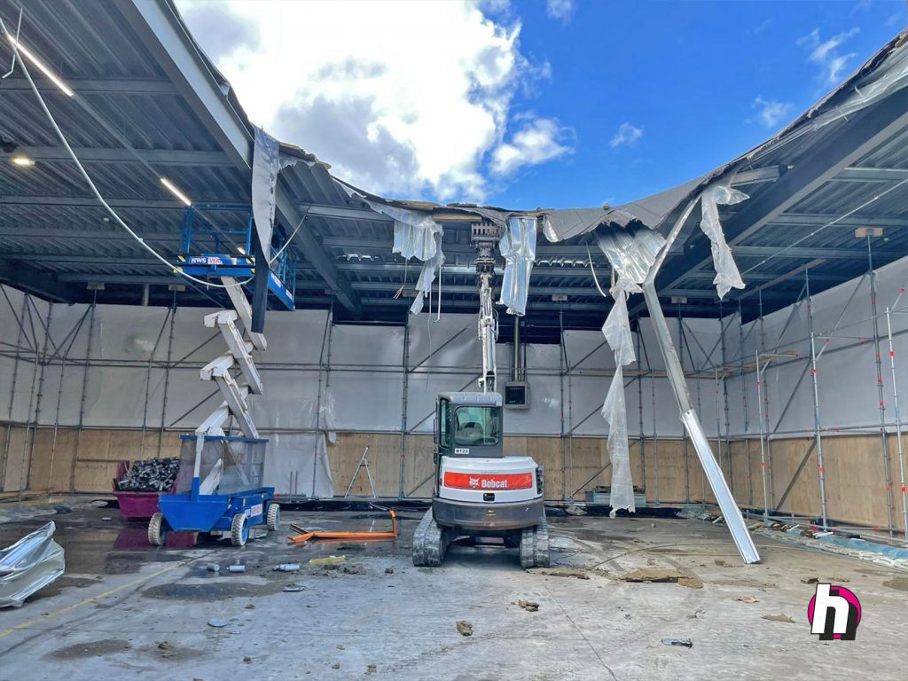 Hein Heun - Dakinstorting door waterschade in Kerkrade (NL)